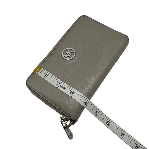 MICHAEL KORS Gray Zip Around Wallet - Picture 9 of 9